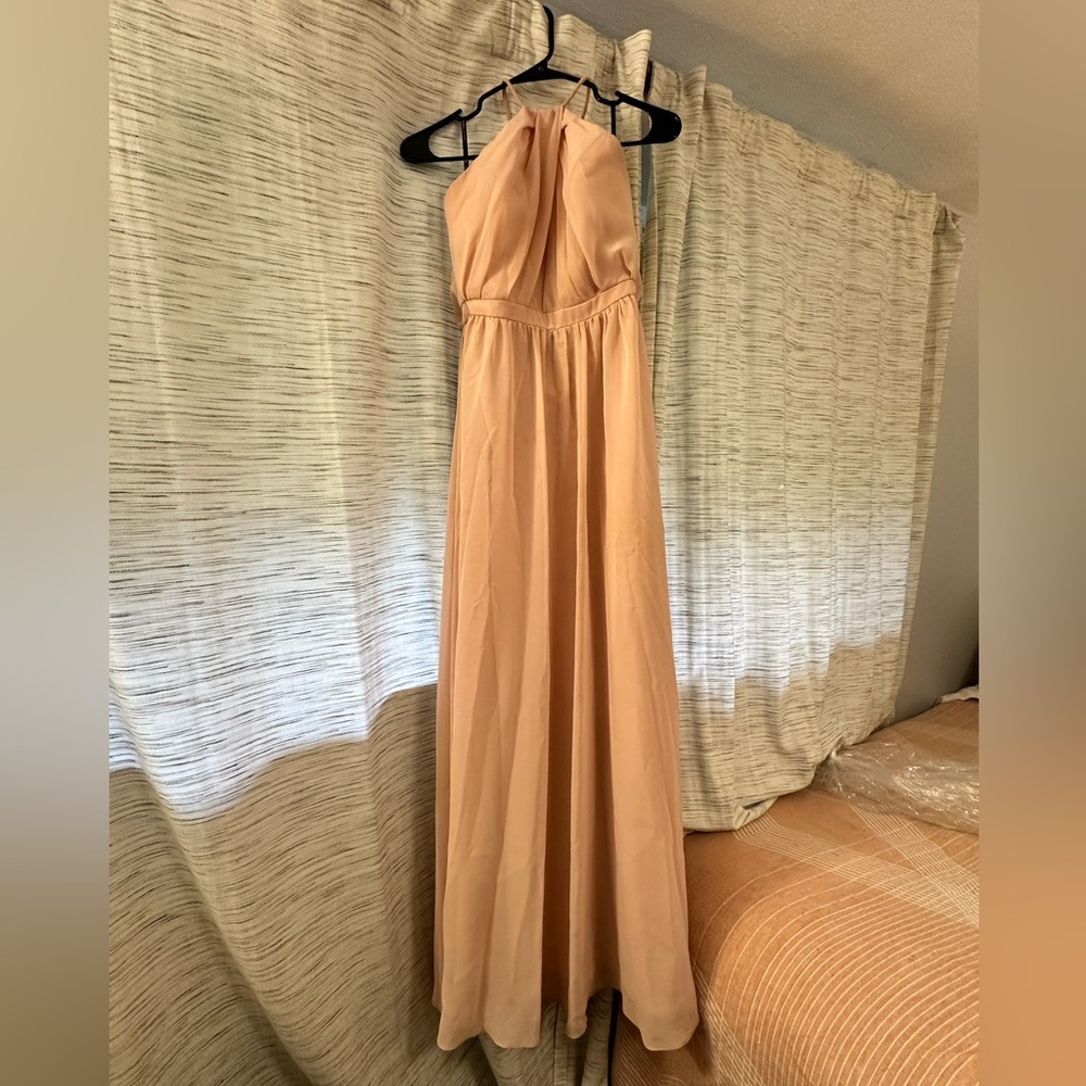 Blush Halter Dress